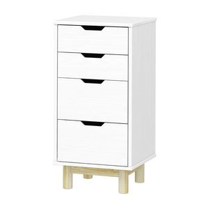 Komoda 2+2 zásuvky BONITO 2 biely lak vyobraziť