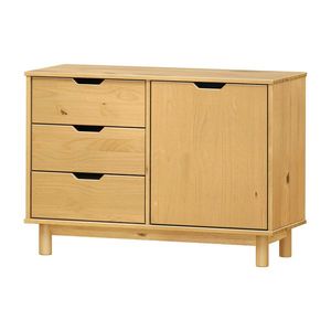 Komoda 1 dvere + 3 zásuvky BONITO 2 vosk vyobraziť