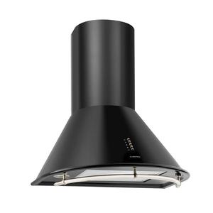 Klarstein Noir, digestor, 60 cm, komínový, 490 m³/h, retro dizajn, nehrdzavejúca oceľ, čierny vyobraziť