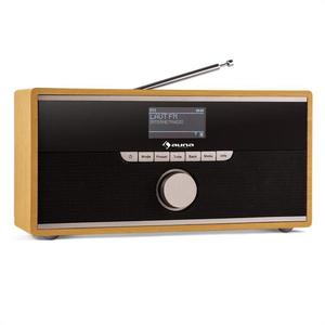 Auna Weimar DAB-rádio, internetové rádio, bluetooth, DAB+, FM, budík, prenosné vyobraziť