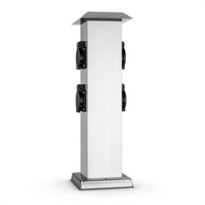 DURAMAXX Plug 4 Play záhradná zásuvka stĺpik 4 zásuvky nehrdzavejúca oceľ vyobraziť