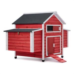 OneConcept Villa Hahnenkamm, kurín, 6 hniezd, 157 x 113 x 100 cm, drevo vyobraziť