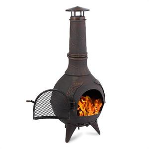 Blumfeldt Augustus, záhradný krb, liatina, 120 cm, starožitný dizajn, bronzový vyobraziť