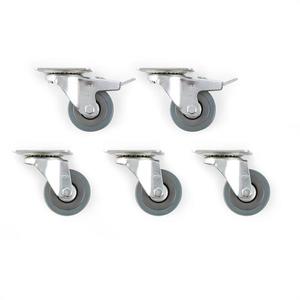 Blumfeldt Hiddensee, kolieska na prepravu plážového sedenia, prepravné kolieska s brzdou, 50 x 17 cm, max. 500 kg vyobraziť