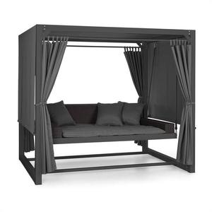 Blumfeldt Eremitage, luxusná záhradná hojdačka, 236 x 180 x 210 cm, tmavosivá/čierna vyobraziť