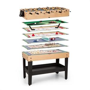 OneConcept Game-Star, herný stôl s 37 hrami, multiherný, odkladací priečinok, MDF vyobraziť