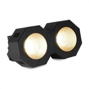 Beamz SB200, stage blinder, 2 x 50 W, COB LED diódy, teplá biela, pixel control, 6 DMX kanálov vyobraziť