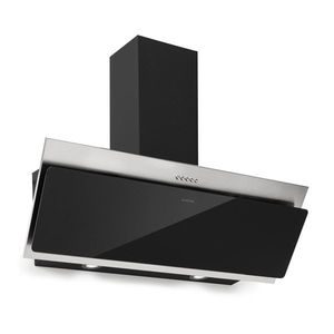 Klarstein Alessia, digestor, 90 cm, nástenný, 350 m³/h, čierny vyobraziť