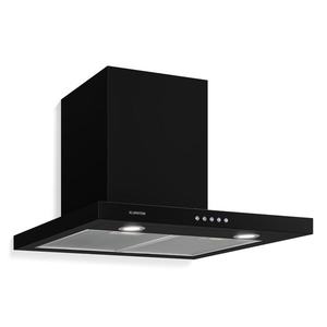 Klarstein Limelight, digestor, 60 cm, nástenný, 600 m³/h, čierny vyobraziť