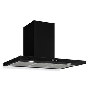 Klarstein Limelight, digestor, 90 cm, nástenný, 600 m³/h, čierny vyobraziť