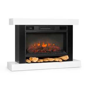 Klarstein Vulsini Hideaway, elektrický krb, 1900 W, LED technológia, diaľkové ovládanie, biely vyobraziť