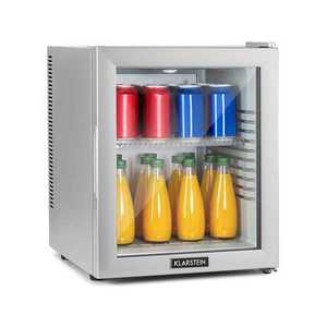 Klarstein Brooklyn 32, mini chladnička, sklenené dvere, LED osvetlenie, police vyobraziť