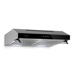 Klarstein Corvette Americana, digestor, 60 cm, podskrinkový, 306 m³/h, nehrdzavejúca oceľ, čierny vyobraziť