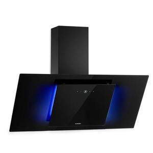 Klarstein Eleonora 90, digestor, 90 cm, nastenný, 426 m³/h, dotykový panel, LED, A++, čierny vyobraziť