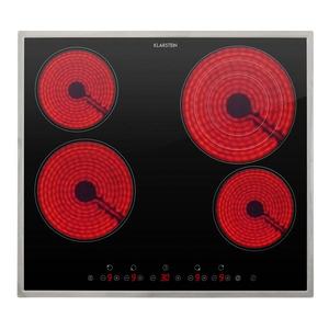 Klarstein Virtuosa 4, sklokeramická varná doska, 6500 W, 4 platničky, rám z nehrdzavejúcej ocele vyobraziť