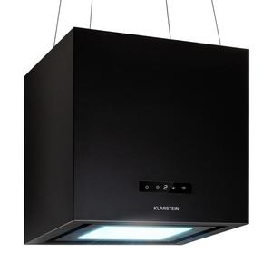 Klarstein Kronleuchter Smart, digestor, 40 cm, ostrovčekový, 595 m³/h, ovládánie cez aplikáciu, LED panel, čierna vyobraziť