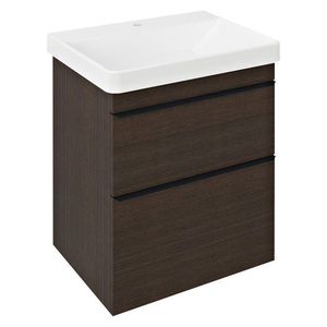 SAPHO - SITIA umývadlová skrinka 56, 4x70x44, 2cm, 2x zásuvka, borovica rustik SI060-1616 vyobraziť