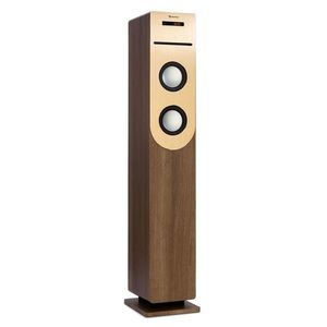 Auna Berklee, stĺpový reproduktor, 2 x 10 W RMS, FM rádio, CD prehrávač, Bluetooth, USB a SD/MMC port vyobraziť