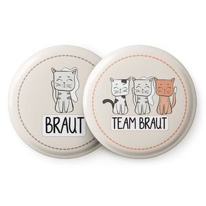 Spielehelden Odznaky Kätzchen Dievčenská rozlúčka so slobodou 12 odznakov 5, 6 cm extra veľké Darček na dievčenskú rozlúčku so slobodou vyobraziť