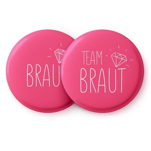 Spielehelden Odznaky Rosa Diamond Dievčenská rozlúčka so slobodou 5, 6 cm Extra veľké Darček na dievčenskú rozlúčku so slobodou vyobraziť