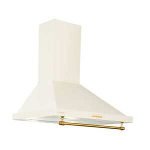 Klarstein Montblanc 60, digestor, 60 cm, nástenný, 610 m³/h, LED, lišta, krémový vyobraziť