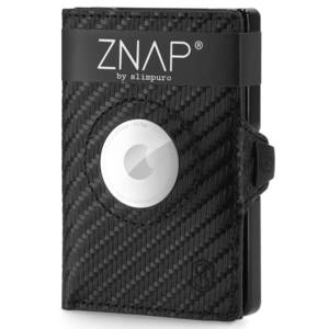 Slimpuro ZNAP Airtag Wallet, 12 kariet, priehradka na mince, 8, 9 x 1, 8 x 6, 3 cm (Š x V x H), ochrana RFID vyobraziť