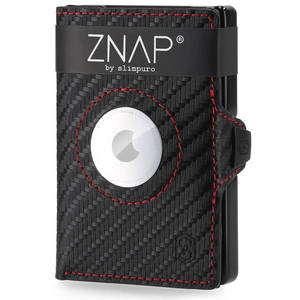 Slimpuro ZNAP Airtag Wallet, 12 kariet, priehradka na mince, 8, 9 x 1, 8 x 6, 3 cm (Š x V x H), ochrana RFID vyobraziť