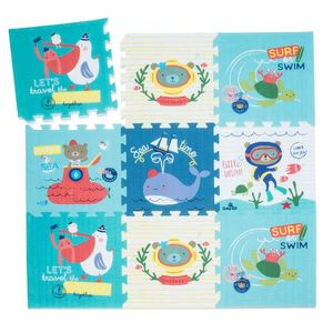 Babify Podložka na hranie, s hračkou, 9 ks, motív planéta vyobraziť