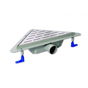 HOPA - Odtokový rohový žľab Edgeline - Variant roštu - Medium OLPZLABSTRMF vyobraziť