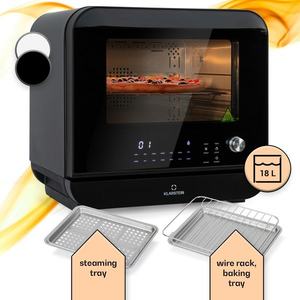 Klarstein Vita Pro, teplovzdušná fritéza s varením v pare, 2450 W, 18 l, 14 programov, 800 ml nádrž na vodu vyobraziť