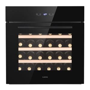 Klarstein Vinsider 30 Built-In Uno, vstavaná vinotéka, 77 l, 30 fliaš, nehrdzavejúca oceľ vyobraziť