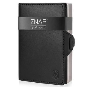 Slimpuro ZNAP Slim Wallet, 12 kariet, priehradka na mince, 8, 9 x 1, 8 x 6, 3 cm (Š x V x H), ochrana RFID vyobraziť
