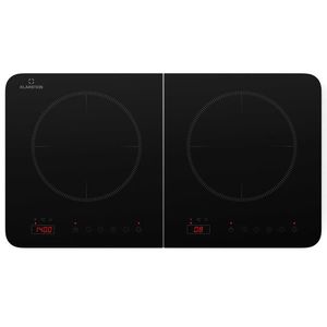 Klarstein Cookio, dvojitá indukčná varná doska, 3500 W, časovač, sklokeramika vyobraziť