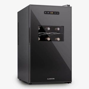 Klarstein Silent Vino 18 Uno, chladnička na víno, 46 l / 18 fliaš, 5-18 °C, dotykové vyobraziť