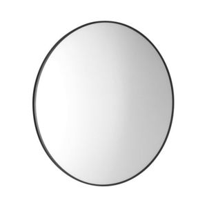 SAPHO - AROWANA guľaté zrkadlo v ráme priemer 70cm, čierna mat AWB070 vyobraziť