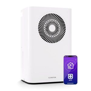 Klarstein CircleDry Smart 16 L odvlhčovač vzduchu, 16 L/deň, 290 W, 32 m², WiFi, časovač, filter vyobraziť