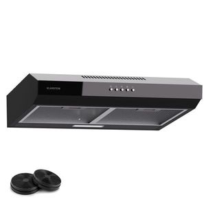 Klarstein Contempo 60, digestor, 60 cm, podskrinkový, 200 m³/h, LED, akryl, nehrdzavejúca oceľ vyobraziť