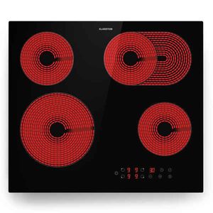 Klarstein Virtuosa 4, varná doska, 60 cm, 6500 W, dvojzónová, Pluszone, časovač, sklokeramika vyobraziť