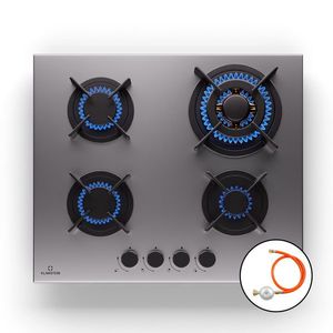 Klarstein Goldflame 4, plynová varná doska, 4 horáky, sebestačná, zemný plyn/propán, nehrdzavejúca oceľ vyobraziť