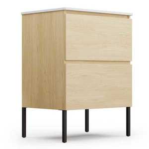 Blumfeldt Johnstone, umývadlo a skrinka do kúpeľne, 60 cm, keramické umývadlo vyobraziť