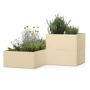 Blumfeldt Versagrow vyvýšený záhon s 12 modulmi, individuálny tvar, hrúbka 1 mm, nehrdzavejúca oceľ vyobraziť