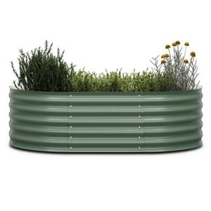 Blumfeldt High Grow Extended, vzvýšený záhon, 150 x 43 x 60 cm, z vlnitého oceľového plechu, jednoduchá montáž, odolný voči hrdzi a mrazu vyobraziť