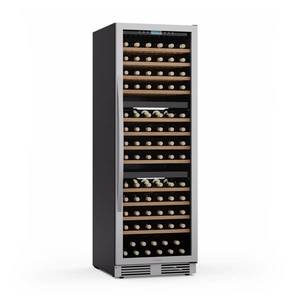 Klarstein Vinovilla Trio chladnička na víno, 143 fliaš, 3 zóny, 38 dB, 12 políc, kompresor, 413 litrov vyobraziť