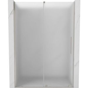 MEXEN/S - Velár posuvné sprchové dvere 150, dekor, nikel kartáčovaný 871-150-000-31-97 vyobraziť