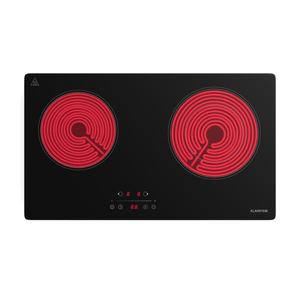 Klarstein CeramEase Slim VTC varná doska, sklokeramika, 2 varné platne, 4 kW, dotyková, časovač vyobraziť