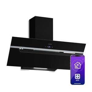 Klarstein BigBite šikmý digestor | režim odsávania vzduchu a recirkulácie | bezpečnostné sklo | 417 m³/h | 90 cm vyobraziť