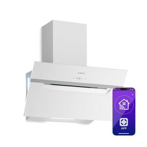 Klarstein BigBite šikmý digestor | režim odsávania vzduchu a recirkulácie | bezpečnostné sklo | 417 m³/h | 60 cm vyobraziť