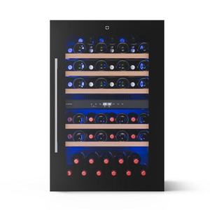 Klarstein Illuminosa vstavaná chladnička na víno | Dvojzónová | UV ochrana | 143 litrov | 57 fliaš | 60 cm vyobraziť