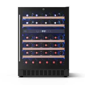 Klarstein Illuminosa podpultová chladnička na víno | Dvojzónová | 129 litrov | 46 fliaš | 60 cm vyobraziť