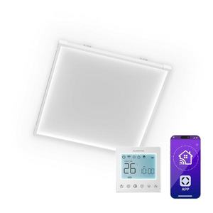 Klarstein Wondersky infračervený panel | 360 W | 4 - 8 m² | Minimalistický dizajn | 60 cm x 60 cm vyobraziť